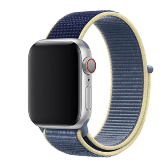NEW Alaskan Blue Sport Loop Strap For Apple Watch - Picture 2 of 6